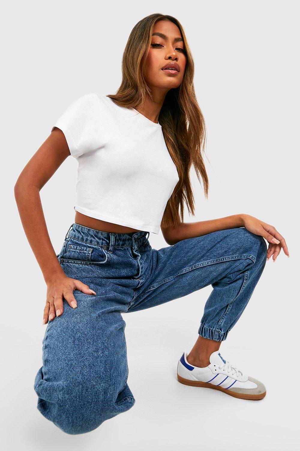 Mom 2024 jeans cuffed